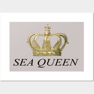 SEA QUEEN CROWN Posters and Art